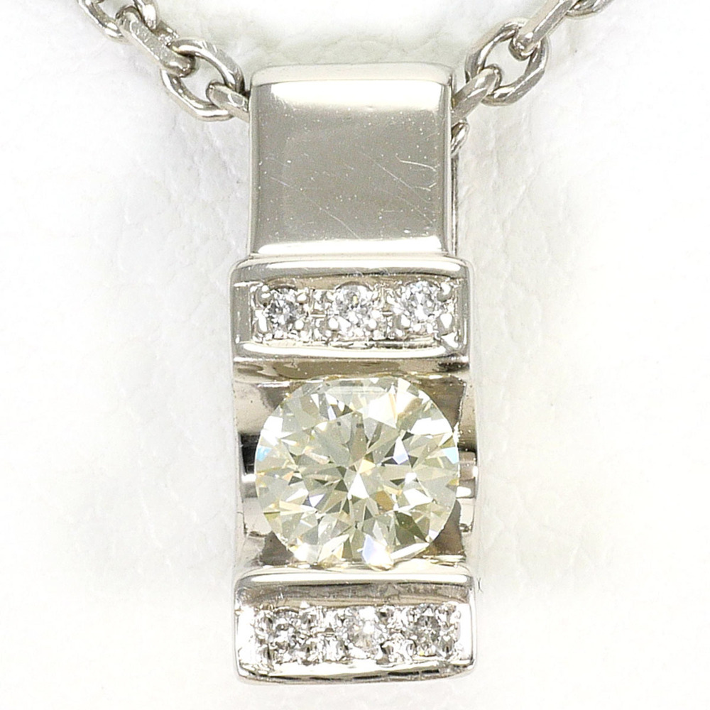 VINTAGE Silver Diamond Necklace